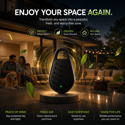BILLHOL®SonicFusion AromaGuard Advanced Portable Multi-Pest Ultrasonic