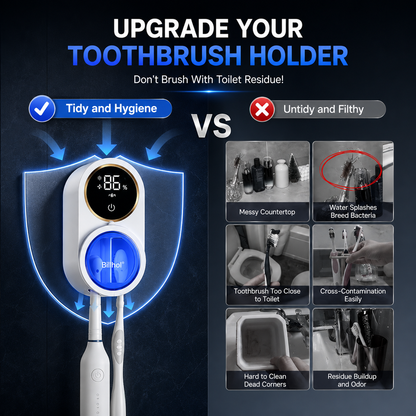 Billhol®🎯BrushGuard Smart Toothbrush Sanitizer & Dryer