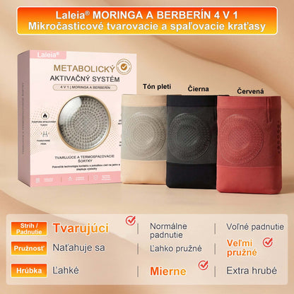 Laleia® 2026 Moringa a Berberín 4 v 1 Mikročasticové tvarovacie a spaľovače tuku šortky🛡️🛡️