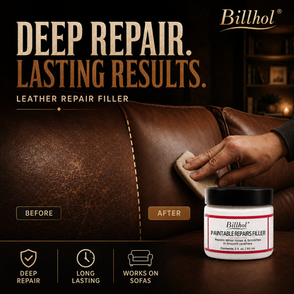 𝐁𝐢𝐥𝐥𝐡𝐨𝐥® 🤎 𝐏𝐑𝐄𝐌𝐈𝐔𝐌 𝐋𝐄𝐀𝐓𝐇𝐄𝐑 𝐑𝐄𝐒𝐓𝐎𝐑𝐀𝐓𝐈𝐎𝐍 𝐏𝐚𝐢𝐧𝐭𝐚𝐛𝐥𝐞 𝐒𝐜𝐫𝐚𝐭𝐜𝐡 & 𝐃𝐚𝐦𝐚𝐠𝐞 𝐑𝐞𝐩𝐚𝐢𝐫 𝐅𝐢𝐥𝐥𝐞𝐫